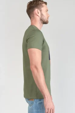 Homme Le Temps des Cerises T-Shirts & Polos-T-Shirt Veigar Kaki Imprime