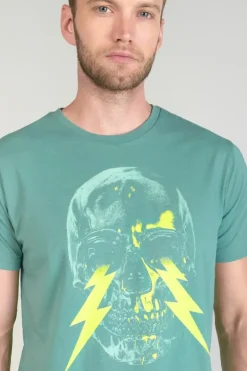 Homme Le Temps des Cerises T-Shirts & Polos-T-Shirt Witek Vert D'Eau