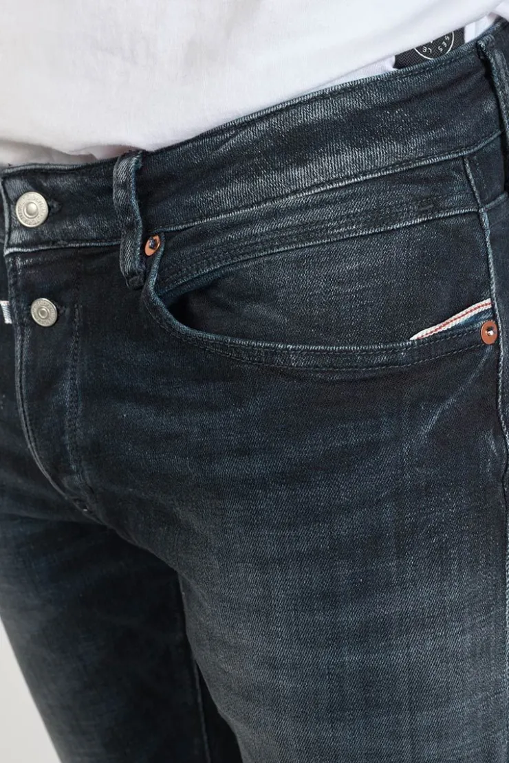 Homme Le Temps des Cerises Coupe Adjusted-Turcat 700/11 Adjusted Jeans Bleu-Noir N°2