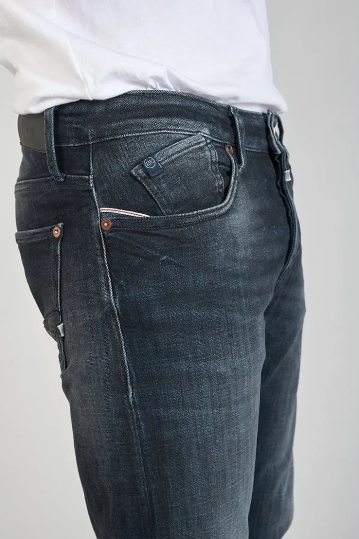 Homme Le Temps des Cerises Coupe Adjusted-Turcat 700/11 Adjusted Jeans Bleu-Noir N°2