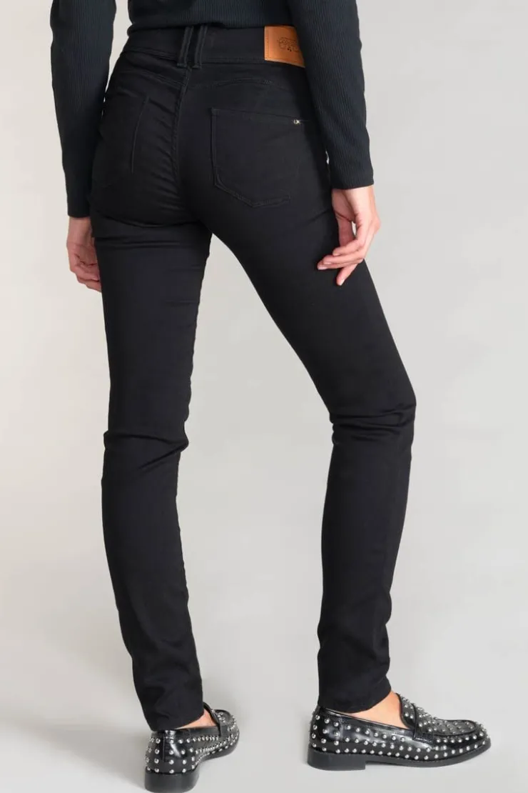 Femme Le Temps des Cerises Coupe Slim-Ultra Pulp Slim Taille Haute Jeans Noir N°0