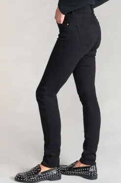 Femme Le Temps des Cerises Coupe Slim-Ultra Pulp Slim Taille Haute Jeans Noir N°0