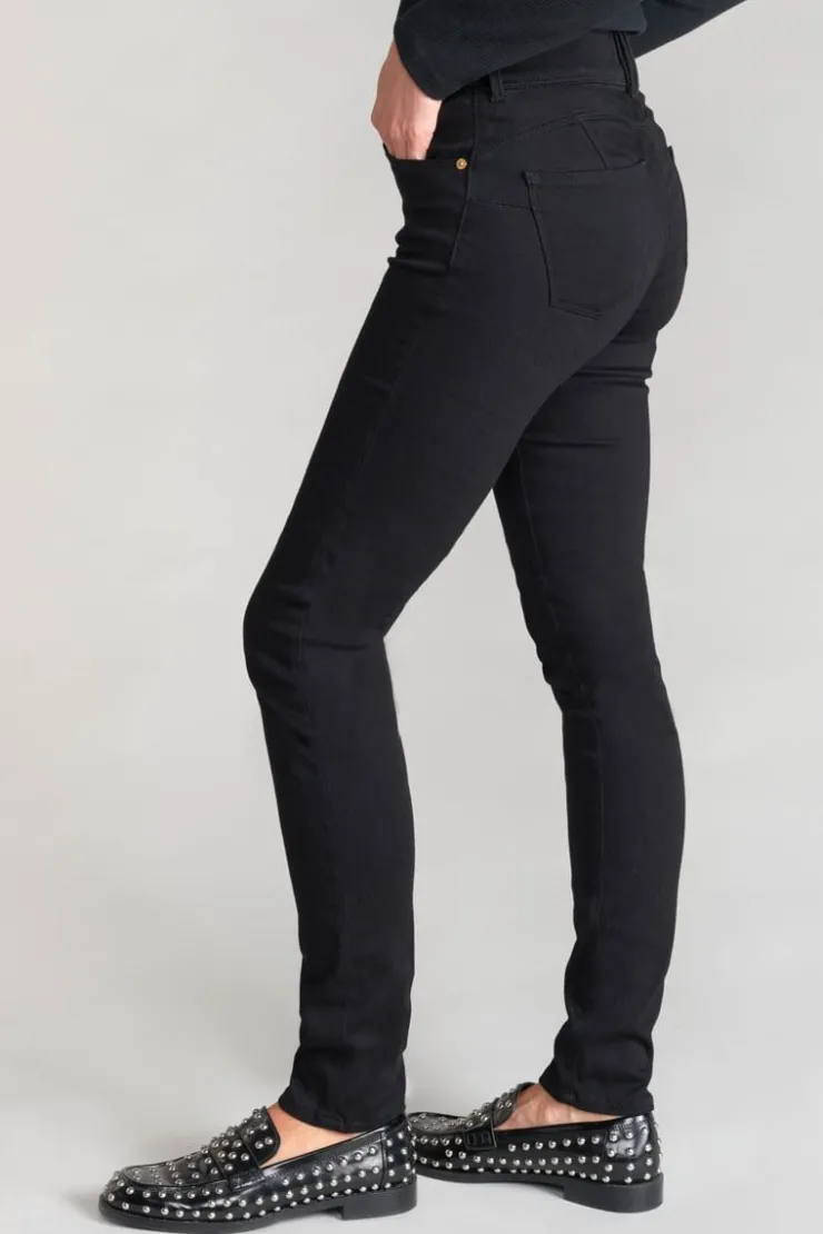 Femme Le Temps des Cerises Coupe Slim-Ultra Pulp Slim Taille Haute Jeans Noir N°0