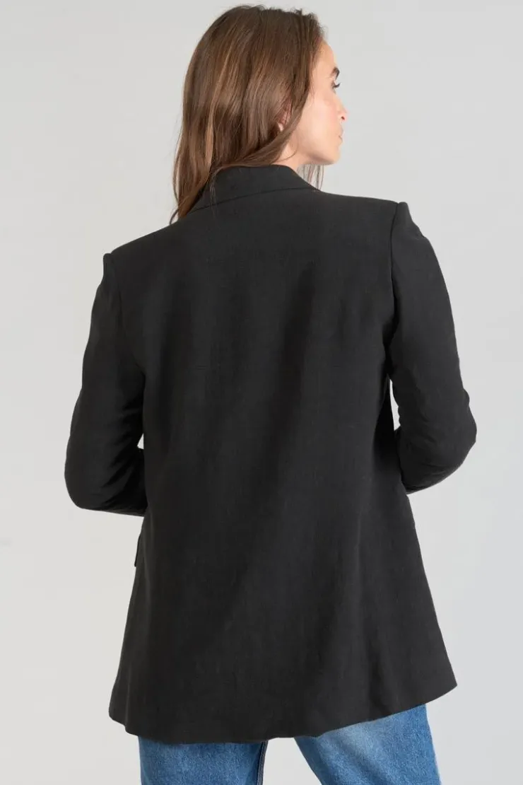 Femme Le Temps des Cerises Vestes & Blousons-Veste Blazer Bek Noire