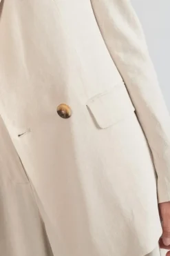 Femme Le Temps des Cerises Vestes & Blousons-Veste Blazer Bek Sable