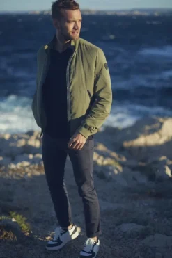 Homme Le Temps des Cerises Vestes & Manteaux-Veste Domb Kaki