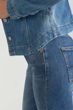 Femme Le Temps des Cerises Chemises Et Vestes-Veste En Jeans Bleu Lilly