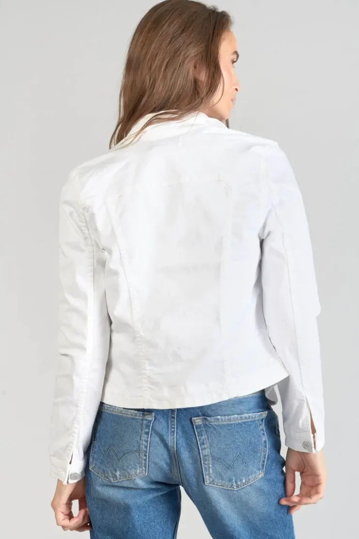 Femme Le Temps des Cerises Chemises Et Vestes-Veste En Jeans Lilly Blanche