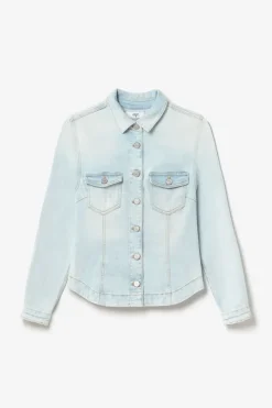 Femme Le Temps des Cerises Chemises Et Vestes-Veste En Jeans Lilly Bleu Tres Clair