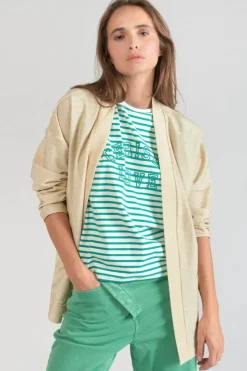 Femme Le Temps des Cerises Vestes & Blousons-Veste Kimono Sobrado Dore