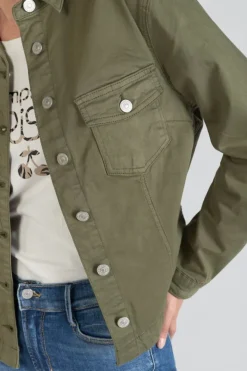 Femme Le Temps des Cerises Chemises Et Vestes-Veste Lilly Kaki