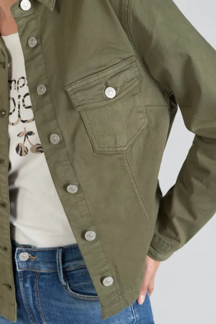 Femme Le Temps des Cerises Chemises Et Vestes-Veste Lilly Kaki