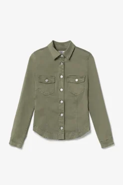 Femme Le Temps des Cerises Chemises Et Vestes-Veste Lilly Kaki