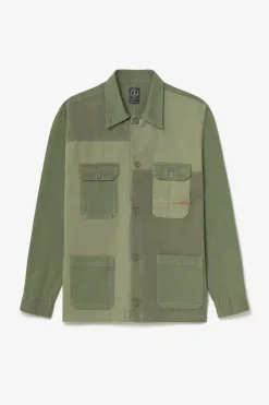 Homme Le Temps des Cerises Vestes & Manteaux-Veste Morgiou Kaki Vert