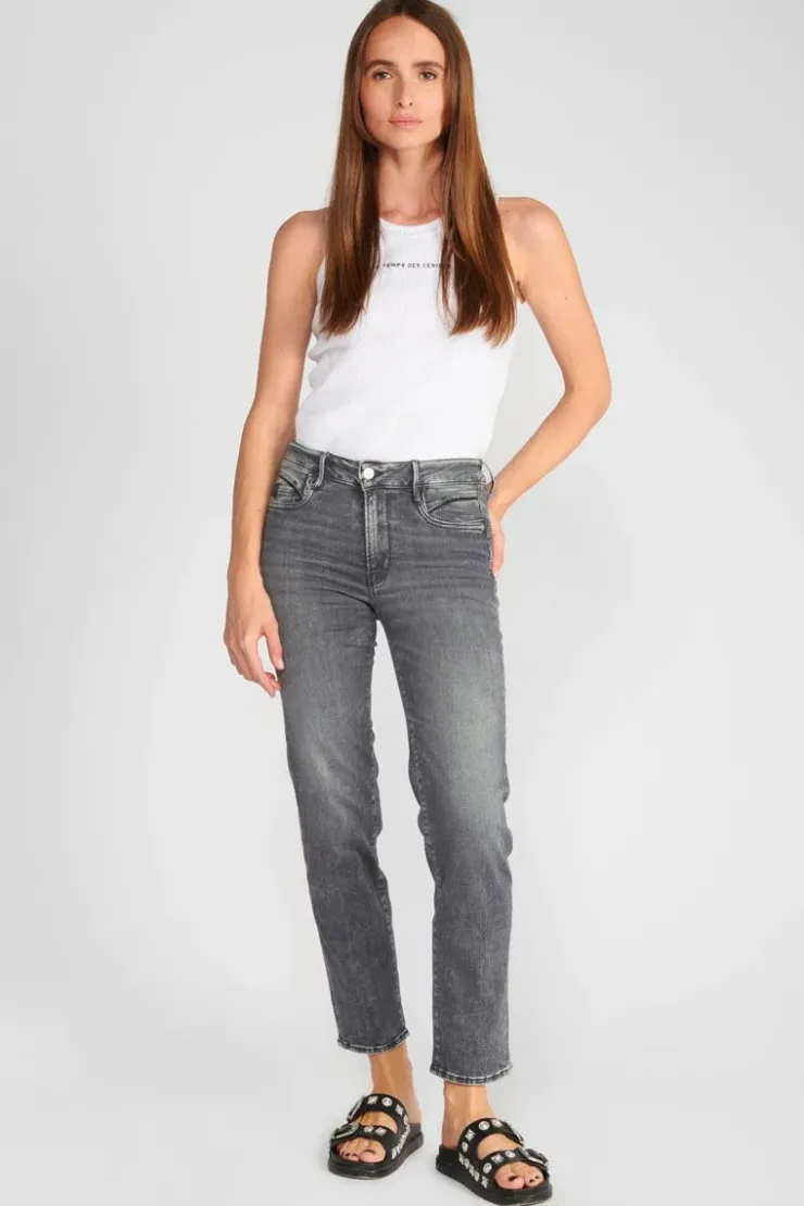 Femme Le Temps des Cerises Coupe Regular-Vex Pulp Regular Taille Haute 7/8Eme Jeans Gris N°2