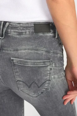 Femme Le Temps des Cerises Coupe Regular-Vex Pulp Regular Taille Haute 7/8Eme Jeans Gris N°2