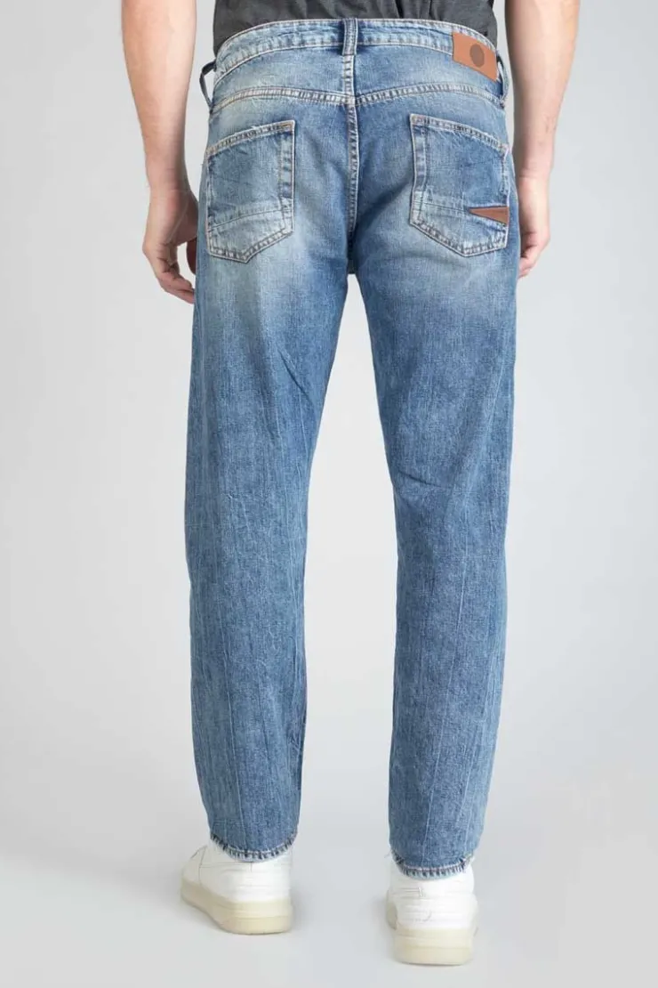 Homme Le Temps des Cerises Coupe Regular Confort-Vintage 700/20 Regular Jeans Destroy Bleu N°4