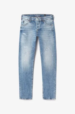 Homme Le Temps des Cerises Coupe Regular Confort-Vintage 700/20 Regular Jeans Destroy Bleu N°4