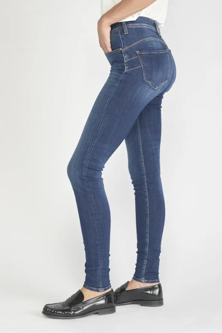 Femme Le Temps des Cerises Coupe Slim-Vivi Pulp Slim Taille Haute Jeans Bleu N°1